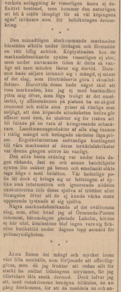 ÖRESUNDSPOSTEN – 2 december 1886 (forts.)