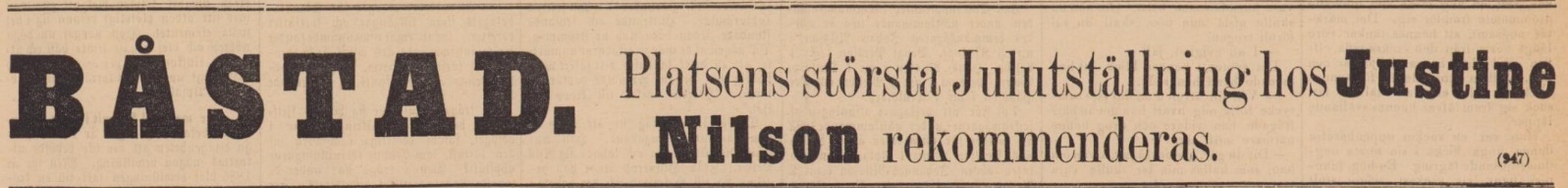 BÅSTADS TIDNING – 11 december 1886