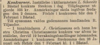 HELSINGBORGS DAGBLAD – 20 januari 1887