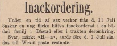 HELSINGBORGS DAGBLAD – 23 juni 1887