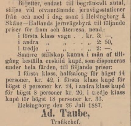 NORRA SKÅNE – 26 juli 1887 (forts.)