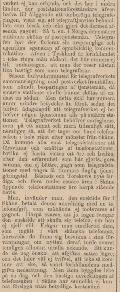 HELSINGBORGS DAGBLAD – 5 januari 1888 (forts.)