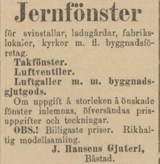 HALLAND – 17 mars 1888