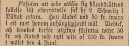 NORRA SKÅNE – 12 maj 1888