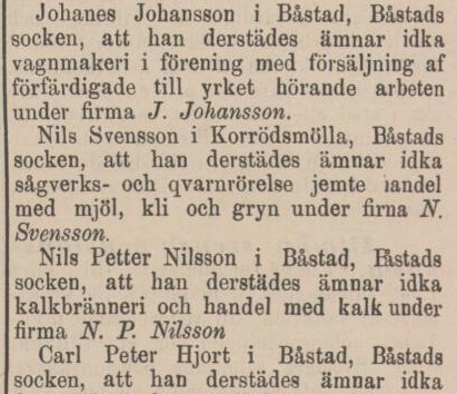 SKÅNSKA POSTEN – 5 juli 1888