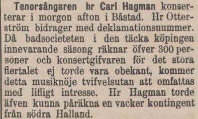 HALLANDSPOSTEN – 6 augusti 1888