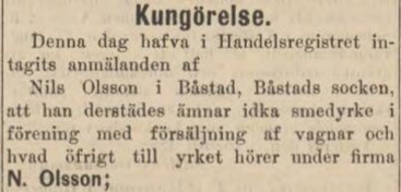 POST- OCH INRIKES TIDNINGAR – 8 augusti 1888