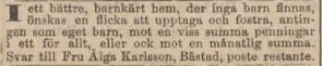 DAGENS NYHETER – 22 oktober 1888