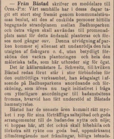 ÖRESUNDSPOSTEN – 5 december 1888