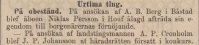 ÖRESUNDSPOSTEN – 11 december 1888