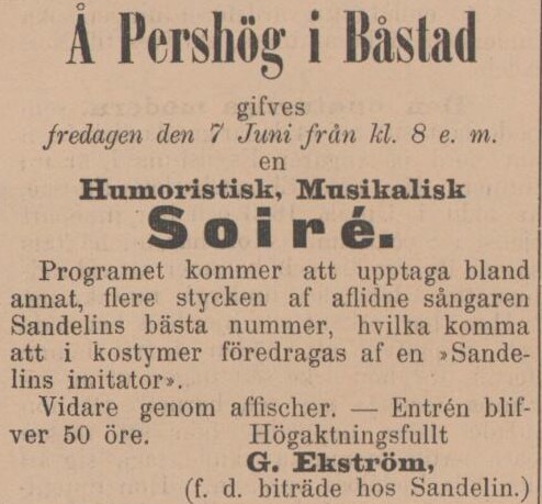 HÖGANÄS TIDNING – 4 juni 1889