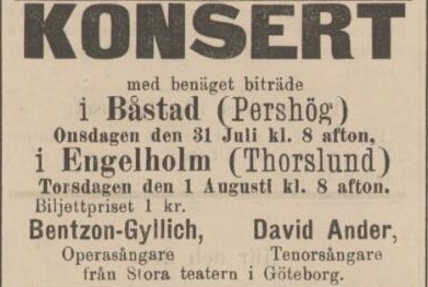 ÖRESUNDSPOSTEN – 30 juli 1889