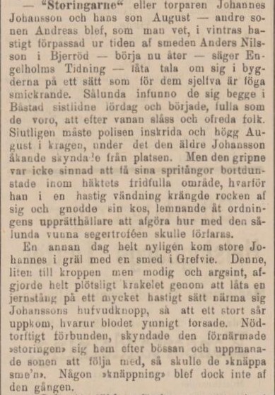 ÖRESUNDSPOSTEN – 2 augusti 1889