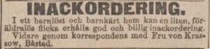 DAGENS NYHETER – 12 september 1889