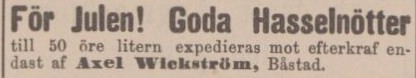 ANNONSBLAD TILL TIDSKRIFT FÖR LANDTMÄN – 7 december 1889