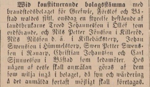 ENGELHOLMS TIDNING – 21 december 1889