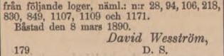 REFORMATORN – 13 mars 1890
