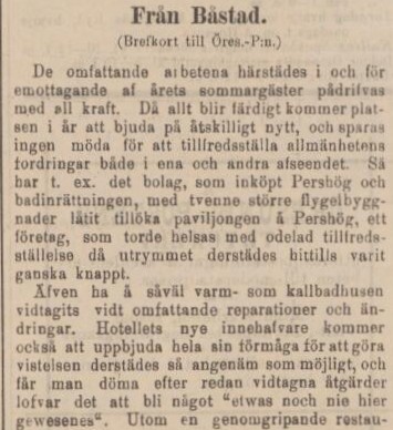 ÖRESUNDSPOSTEN – 16 maj 1890