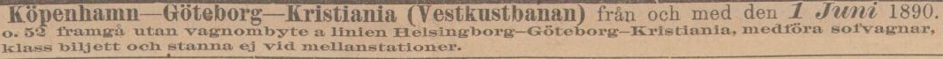 SVERIGES KOMMUNIKATIONER – 31 maj 1890