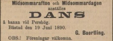 HELSINGBORGS DAGBLAD – 23 juni 1890