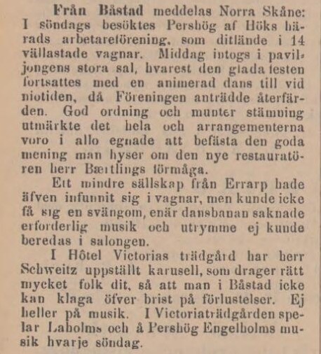 NORRA SKÅNE – 1 juli 1890