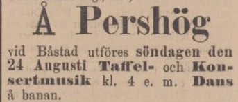 HALLAND – 21 augusti 1890