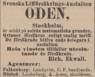 HALLAND – 23 augusti 1890