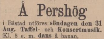 HALLAND – 28 augusti 1890
