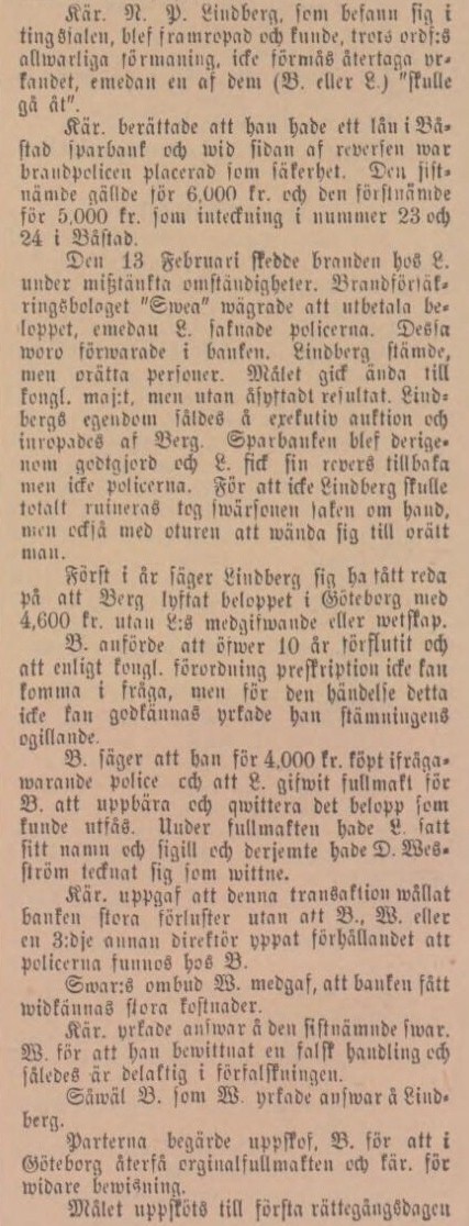 NORRA SKÅNE – 6 september 1890 (forts.)