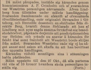 HELSINGBORGS DAGBLAD – 8 september 1890 (forts.)