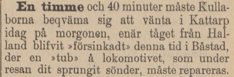 HÖGANÄS TIDNING – 21 januari 1891