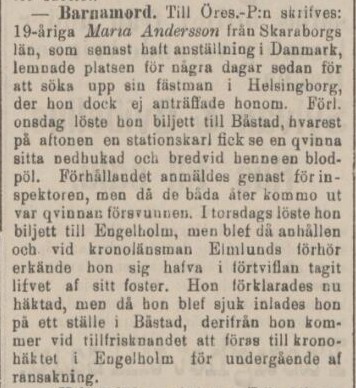 ÖRESUNDSPOSTEN – 3 februari 1891