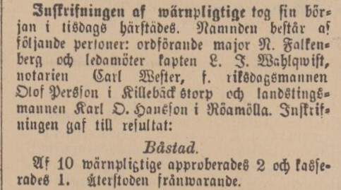 ENGELHOLMS TIDNING – 5 mars 1891