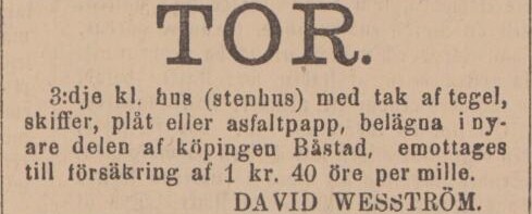 ENGELHOLMS TIDNING – 10 mars 1891