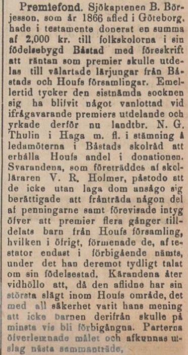 LAHOLMS NYA TIDNING – 16 maj 1891