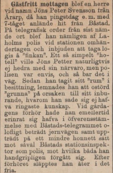 LAHOLMS NYA TIDNING – 19 maj 1891