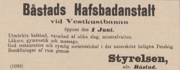 SKÅNSKA POSTEN – 4 juni 1891
