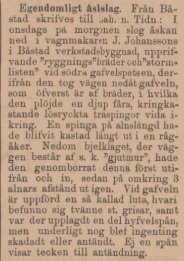 LAHOLMS NYA TIDNING – 8 augusti 1891