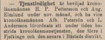 ÖRESUNDSPOSTEN – 2 november 1891