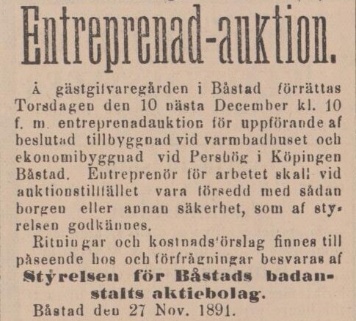 ENGELHOLMS TIDNING – 28 november 1891
