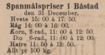 LAHOLMS NYA TIDNING – 31 december 1891