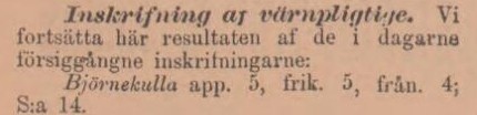 NORRA SKÅNE – 5 mars 1892