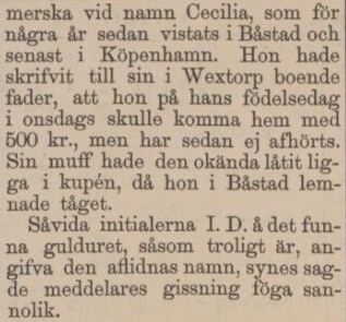 HALLAND – 22 mars 1892 (forts.)