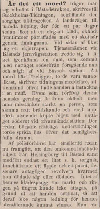 FOLKETS TIDNING – 26 mars 1892