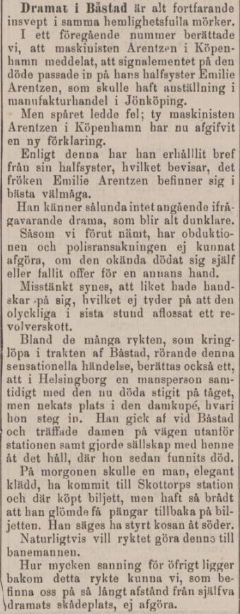 ESKILSTUNAPOSTEN – 6 april 1892