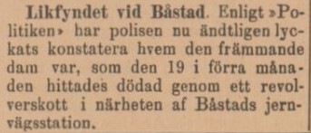 HELSINGBORGSPOSTEN SKÅNE-HALLAND – 14 april 1892
