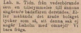 LAHOLMS NYA TIDNING – 26 april 1892 (forts.)