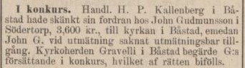 ÖRESUNDSPOSTEN – 7 oktober 1892