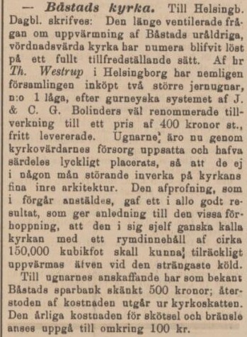 HELSINGBORGS DAGBLAD – 20 oktober 1892