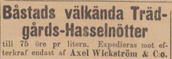 ANNONSBLAD TILL TIDSKRIFT FÖR LANDTMÄN – 29 oktober 1892